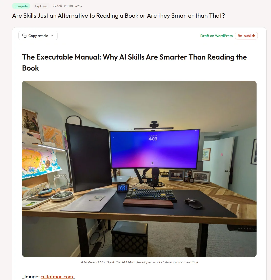 Content Marketing Ideas: briefs editoriales y monitorización de fuentes